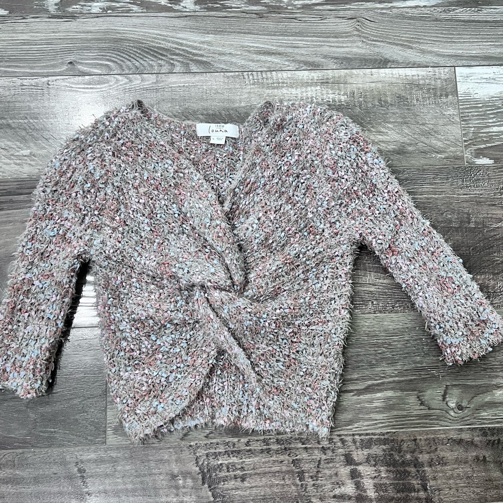 Louna Multi Twist Front Sweater sz s